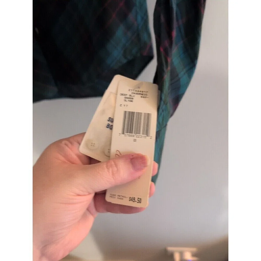 Ralph Lauren Boys XS Plaid Button Up Long Sleeve Shirt